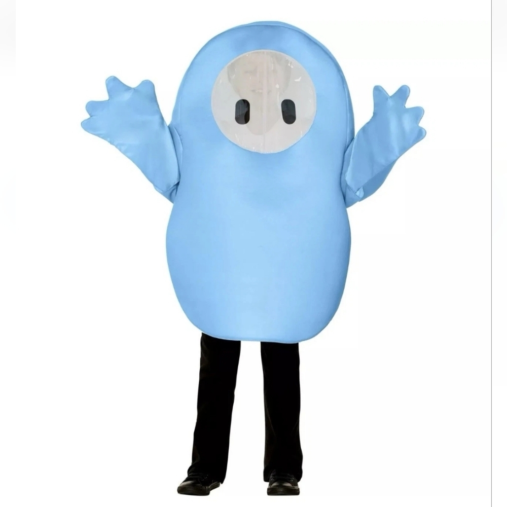 Fall Guys Blue One Piece Tunic Halloween Costume XL(14/16)